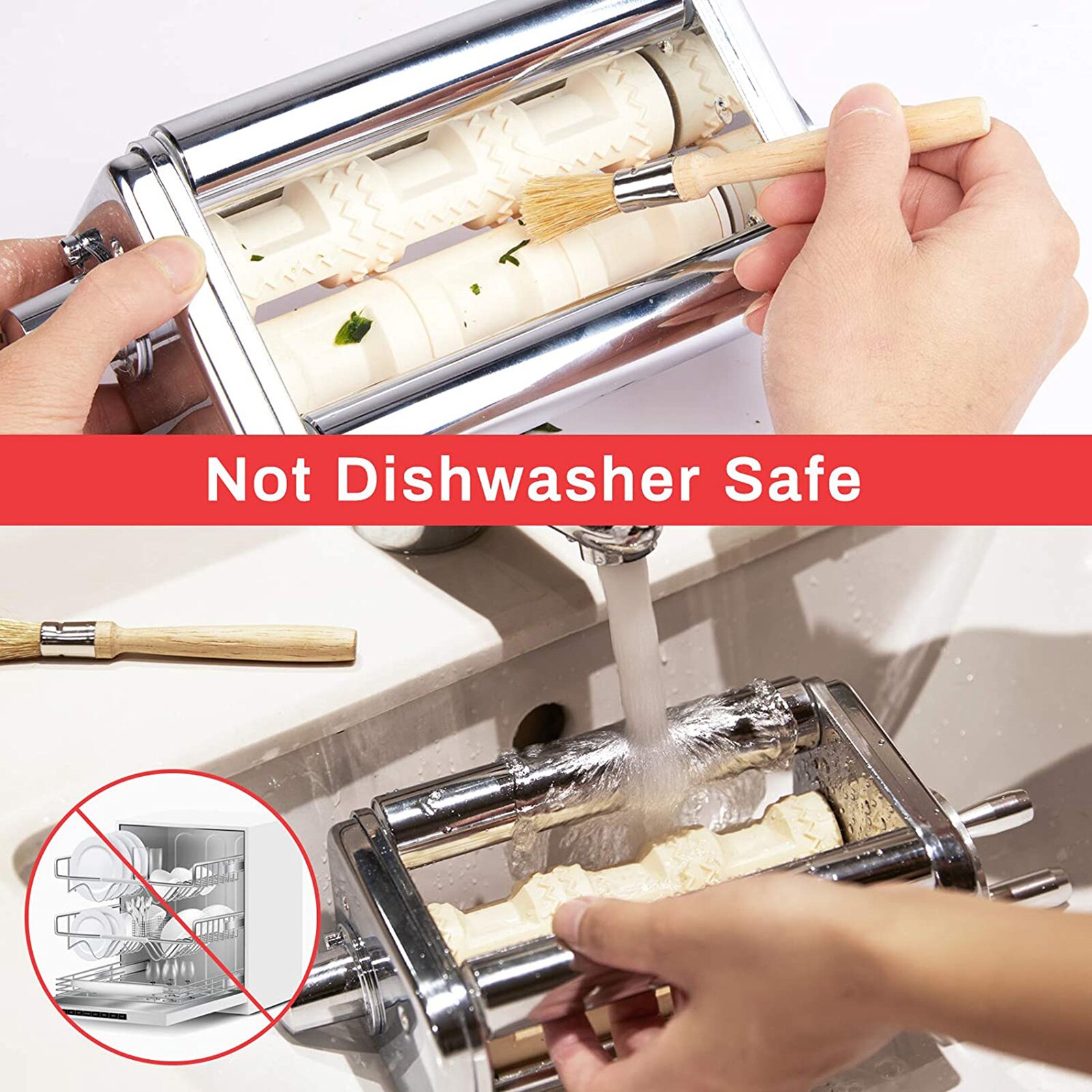 Ravioli Maker Mixers Attachment For Kitchenaid Stainless Steel Nudeln Machine Kitchen Pasta Tool