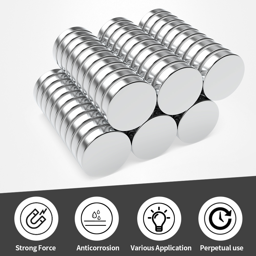 25x5mm Super Strong Round Magnet Powerful Refrigerator Magnets for Fridge, DIY, Building, Scientific, Craft, and Office Magnets