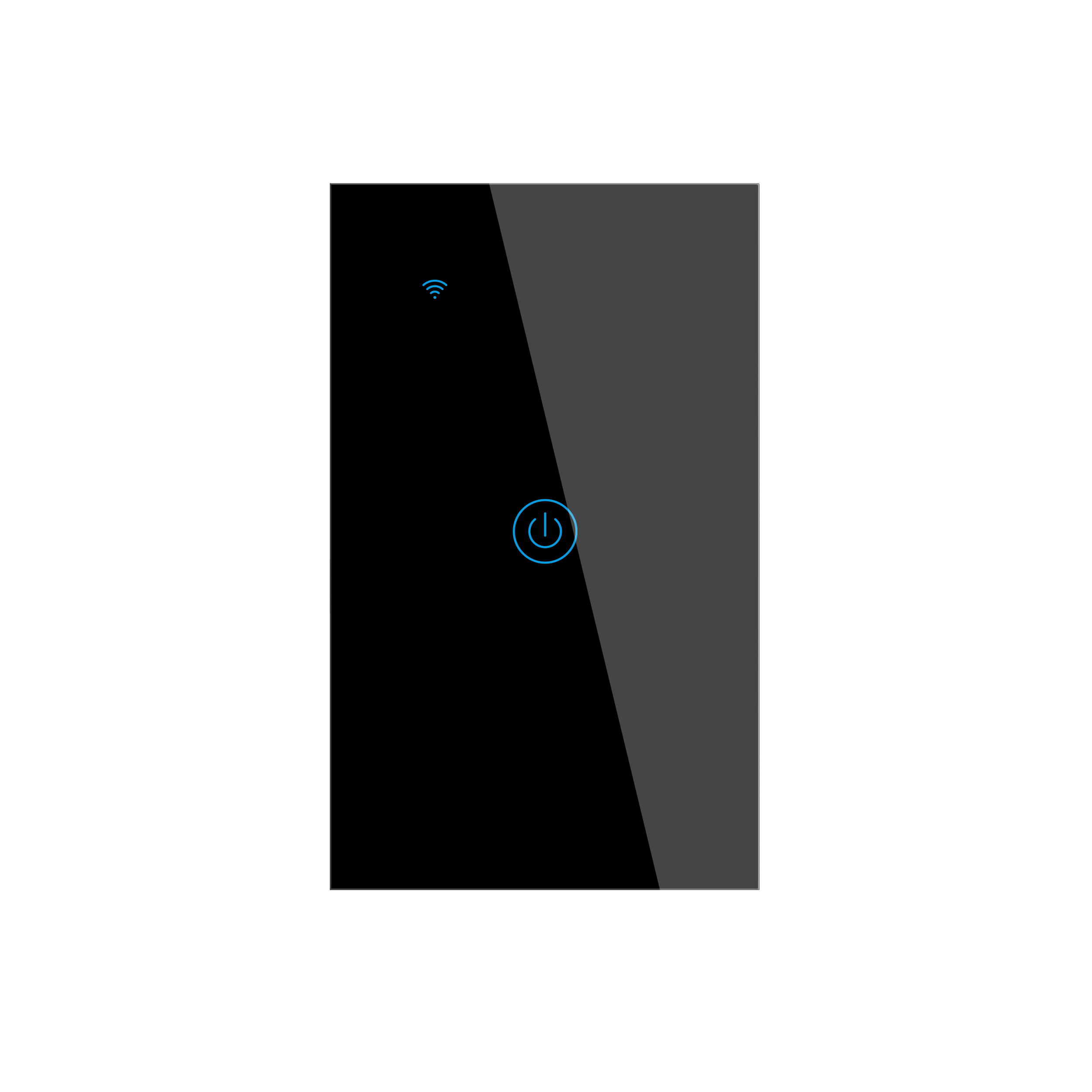 Smart Tuya Living Home WiFi Remote Control Wall Switch Voice Control Touch Sensor LED Light Switch Alexa Google Home 220V: black 1gang