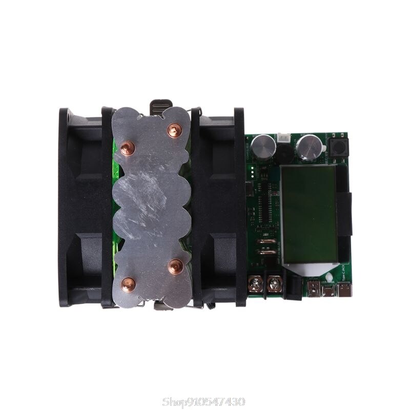 180W Electronic Load Tester USB Resistor Adjustable Testing Module Intelligent Discharge Resistance Power Meter O22 20