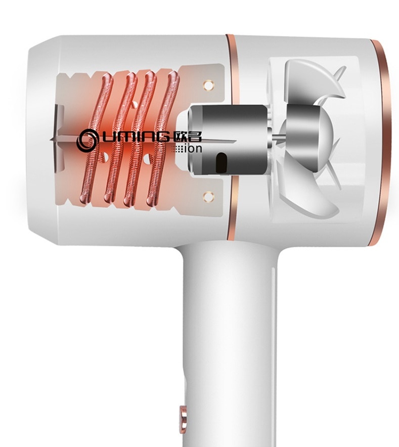 Mini-föhn negatieve ionen haarverzorging en koude wind professionele snel drogende thuis draagbare föhn diffuser