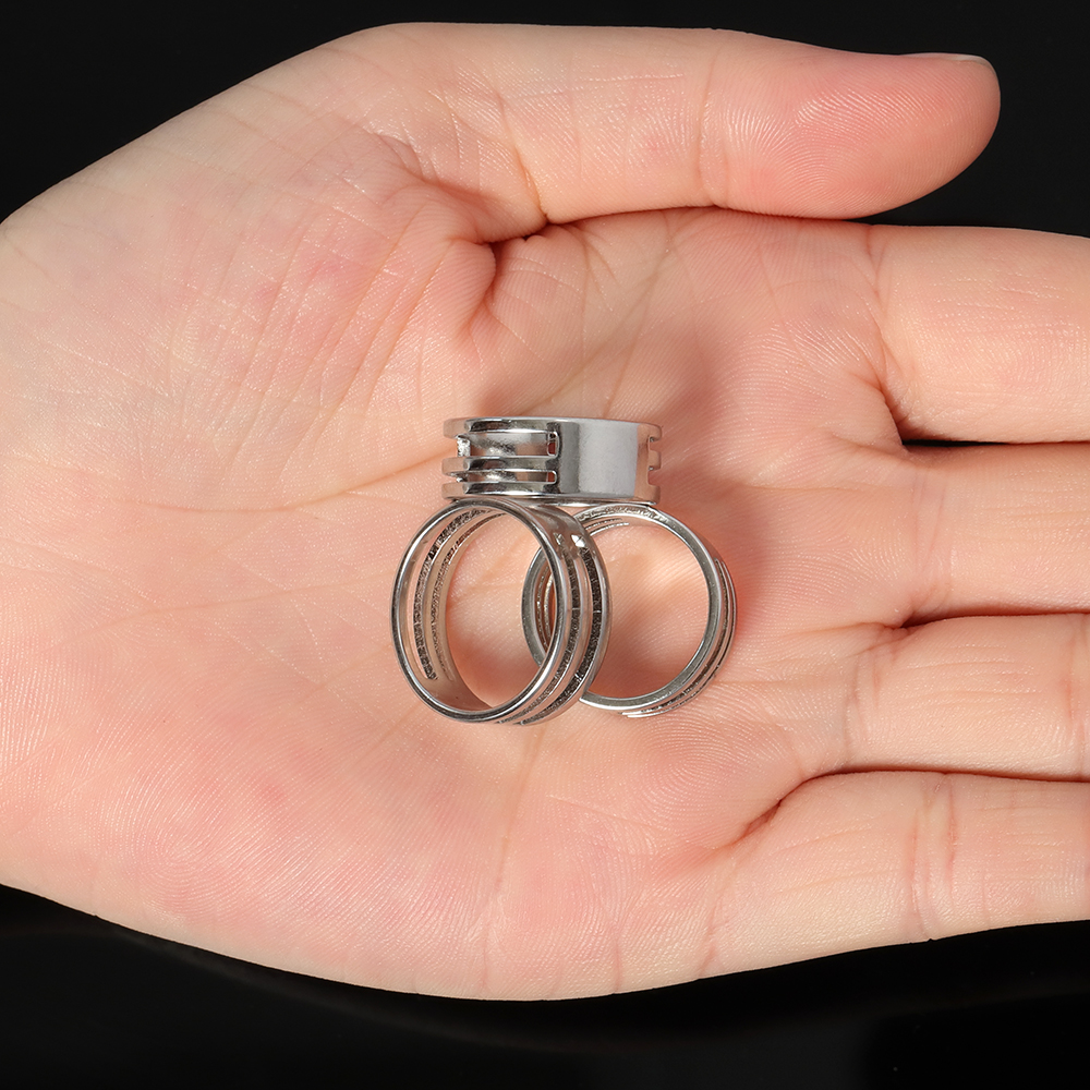 2 Stuks Rvs Tool Split Ringetje Opening Closing Helper Ronde Cirkel Kraal Tang Fixing Gereedschap Voor Sieraden Maken diy