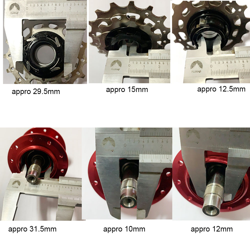 Silverock 3 Speed Cog Cassette 9T 13T 17T Cassette Fit for Mialo Fnhon Freedom Folding Bike Freewheel Sprocket Cogs CR-MO: Default Title