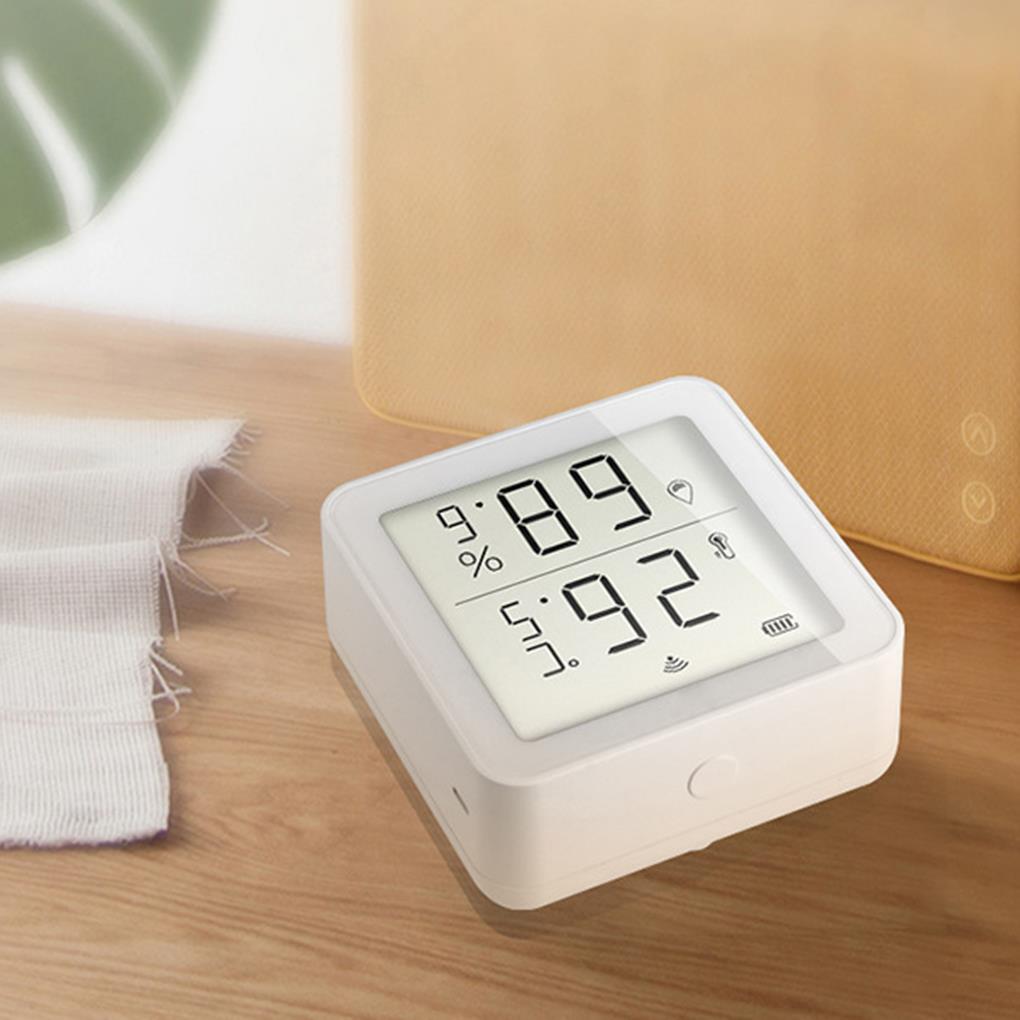 Tuya WIFI Temperature And Humidity Sensor Indoor Hygrometer Thermometer With LCD Display Support Alexa Google Assistant
