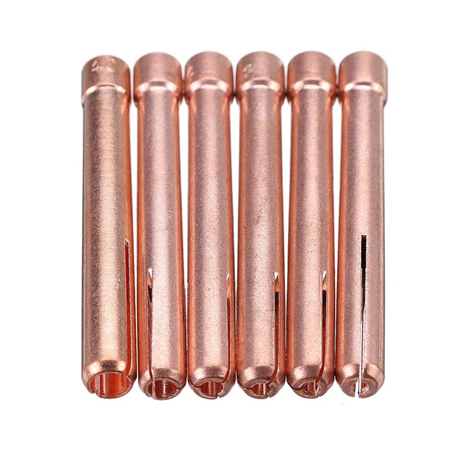 50Pcs/Lot TIG Welding Torch Inside Outside Degree Gas Lens For WP17 WP18 WP26 TIG Back Cap Collet Bodies Spares Kit Accessories