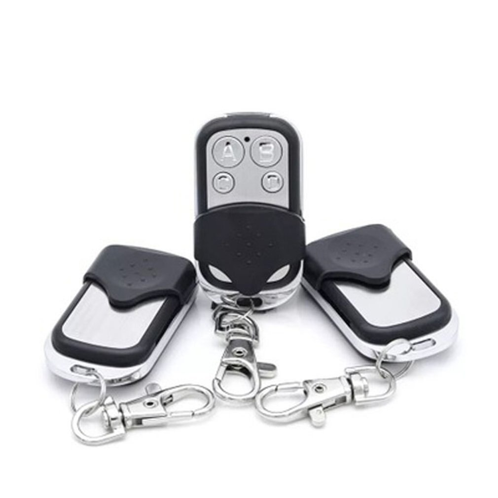 Metal four-button electric garage door key Universal access control security alarm pair copy wireless remote control key