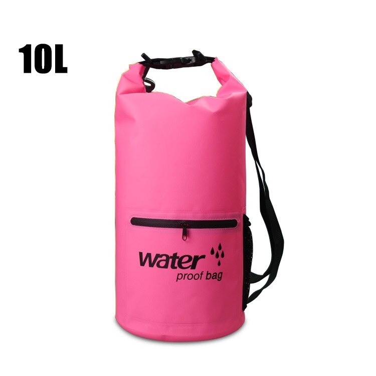 10L/20L Waterproof Swimming Bag Drifting Floating Beach Dry Backpack Boating Sack Floating Bags Rafting Backpacks Buoy Handbag: pink10L