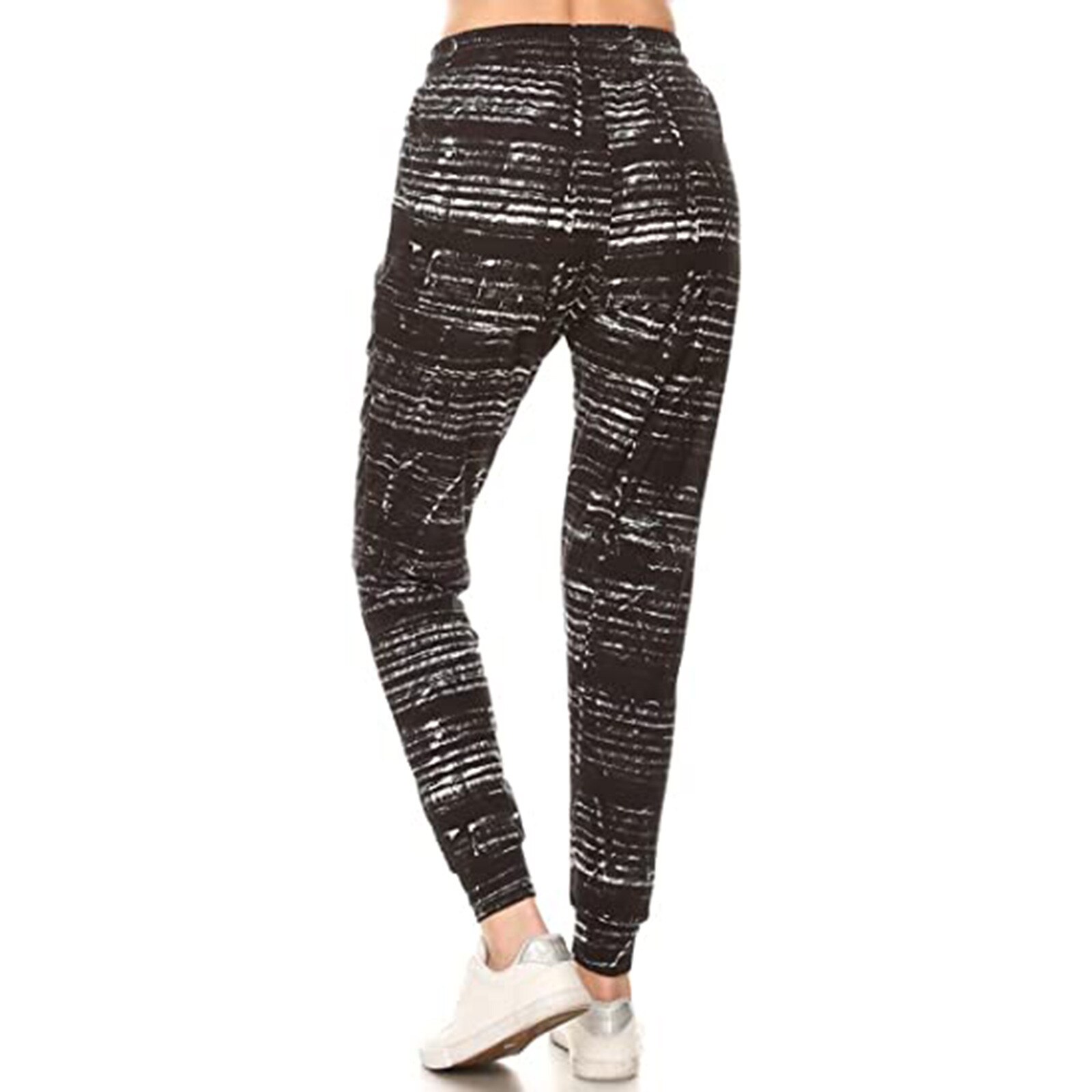 Leggings Sport Women Fitness Drawstring High Waist Print Leggings Activewear Sweatpants Pants Брюки Штаны Женские @40