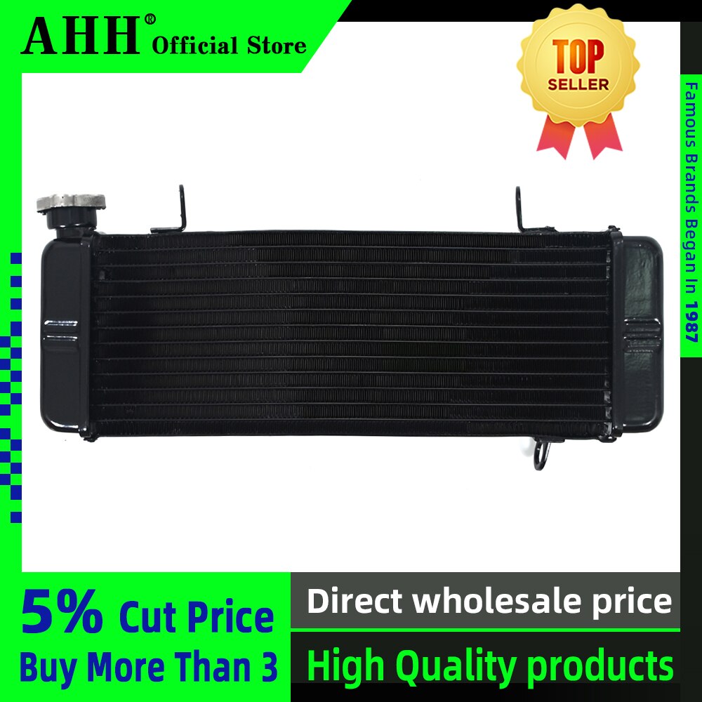 AHH Motorcycle Aluminium UP Radiator Cooler Cooling Water Tank for HONDA VFR400 NC30 1989-1992 RVF400 NC35 30V4 VFR 1994-1996