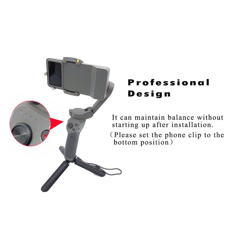 Adaptador portátil de montaje de cámara, accesorios estabilizadores de cardán para DJI OSMO Mobile 3, OSMO Action