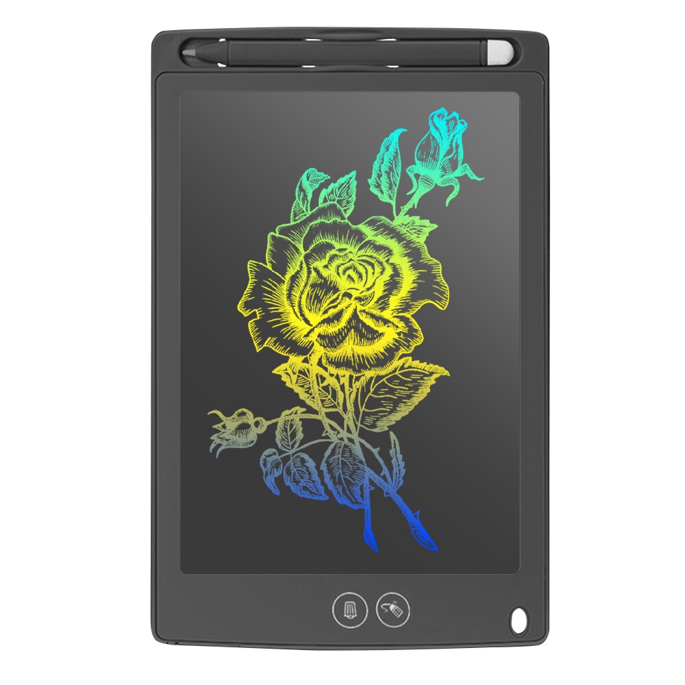 LCD Colorful Writing Tablet Partially Erasing Drawing Board Electronic Thick Pen Highlight Pads DIgital Tablets 8.5/10/12 inch