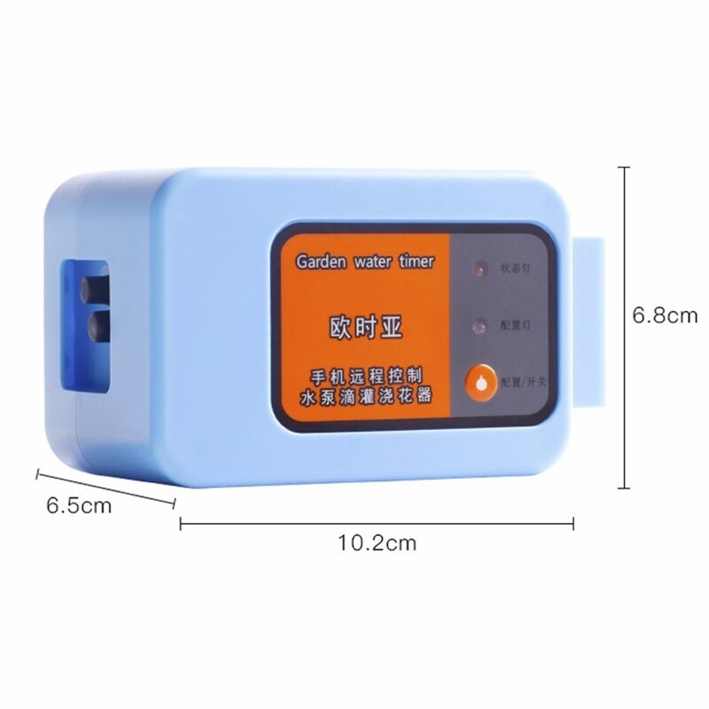 Dispositif d'arrosage automatique Intelligent de contrôle de WIFI de téléphone portable de système d'irrigation par égouttement pour la minuterie de pompe à eau de plante de jardin