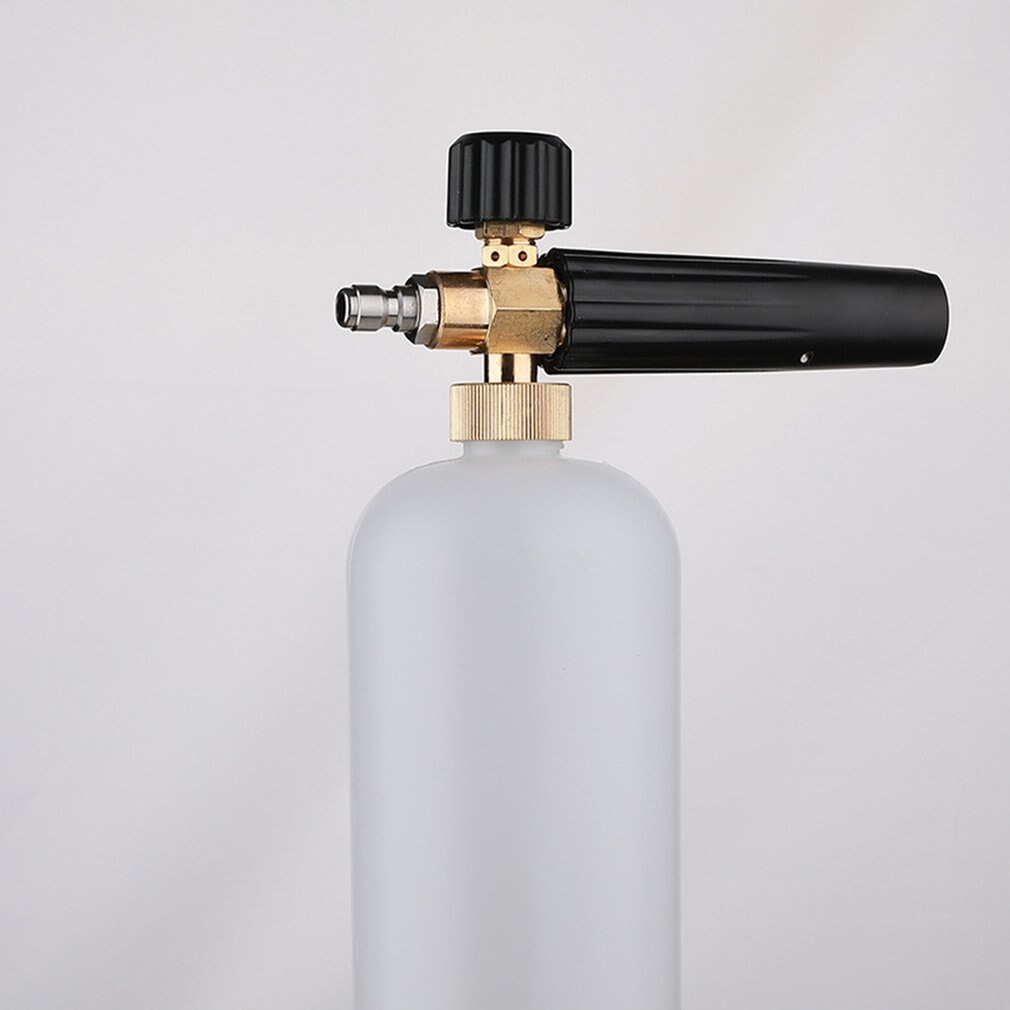 900ml sneeuwschuim wasmachine ketel autowas zeep lans kanon sproeier hogedrukspuit fles lang pistool schuim waterpistool
