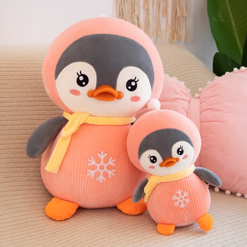 Cartoon Penguin Doll Aquarium Plush Toy Cute Little Penguin Sofa Pillow Home Decorations