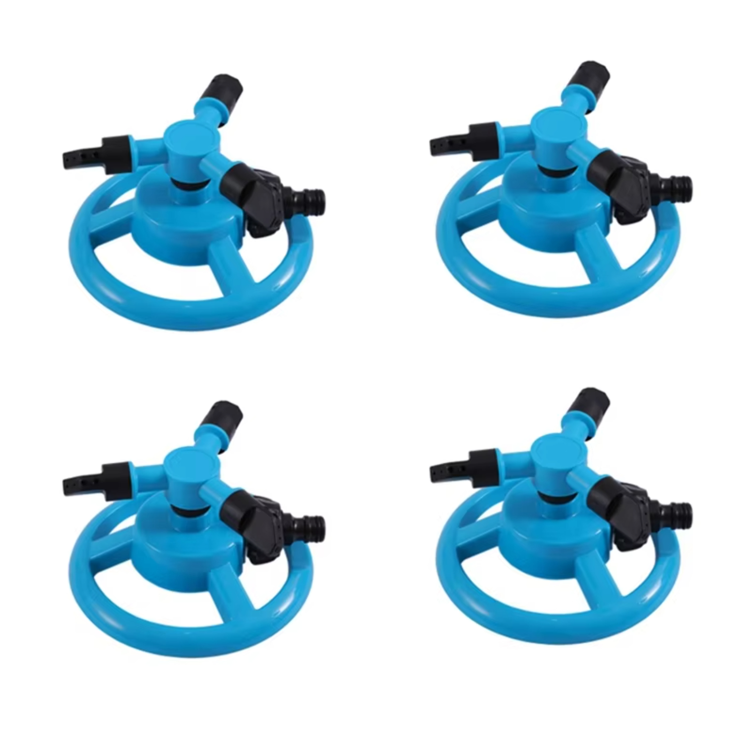 Automatic Sprinkler Degree Automatic Rotating Sprinkler Lawn Garden Irrigation Equipment Rotating Sprinkler Gardening supplies: Blue