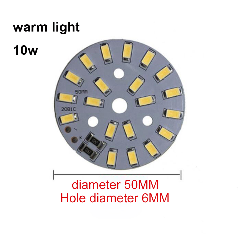DC 5V usb LED chip cuentas 2w 3w 5w 10W superficie regulable bombilla foco abajo lámpara de luz fuente SMD 5730 DIY reemplazo blanco cálido: Plata