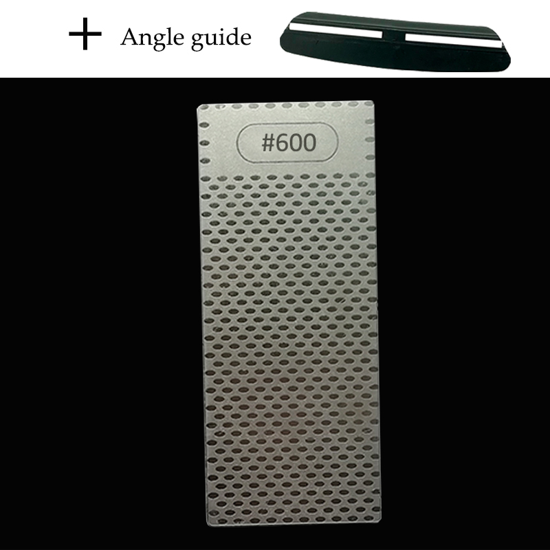 Diamond Knife Sharpening Stone Knife Sharpener Fixed angle sharpener 150x63x2.5mm Grit 400 600 1000 1200 Angle guide: 600 Angle guide