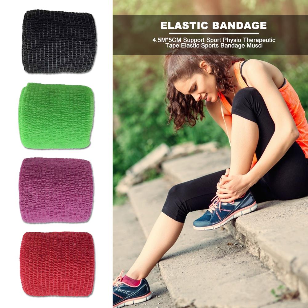 Zelfklevende Elastische Bandage Zelfklevende Elastische Bandage Tape Beschermende Kleding Knie Elleboog Ondersteuning Letsel Pad