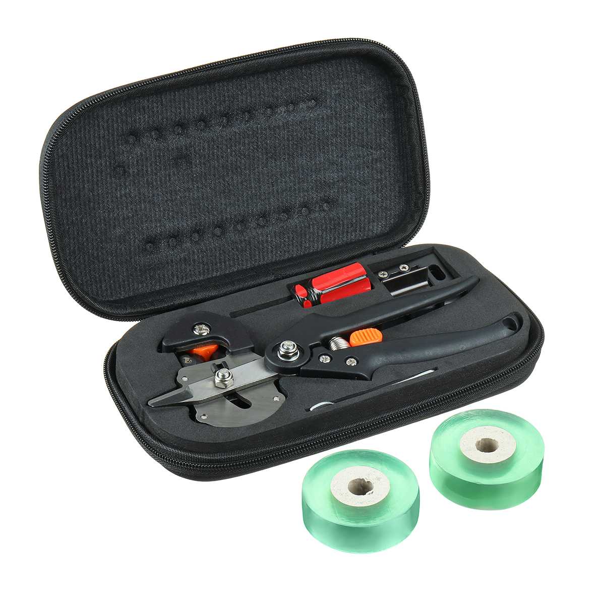 Garden Fruit Tree Pruning Shears Scissor Grafting Cutting Tool set with 2x2cm Graft Film Tape pruner Cutting Tool: Type 1