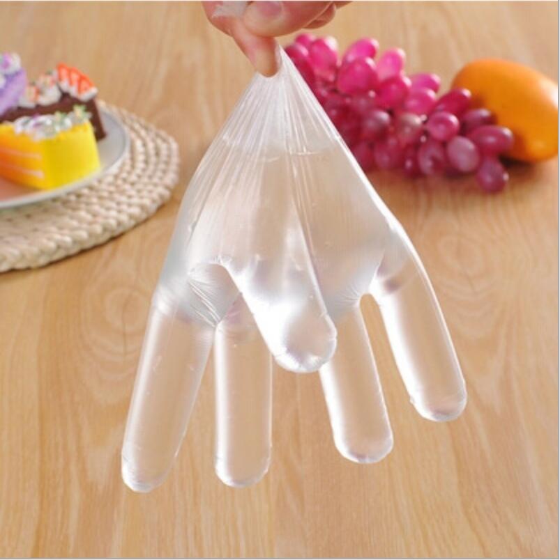 Luvas de cozimento de cozinha para casa, limpeza, descartável, vinil, multifunção, transparente, fina, à prova d'água