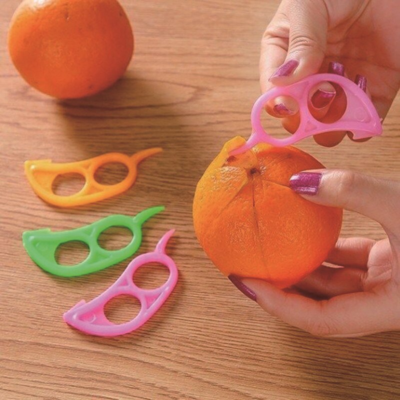 Food Grade Plastic Dunschiller Remover Creatieve Opener Keuken Accessoires Granaatappel Oranje Peeling Mes Koken Tool 7zCF074
