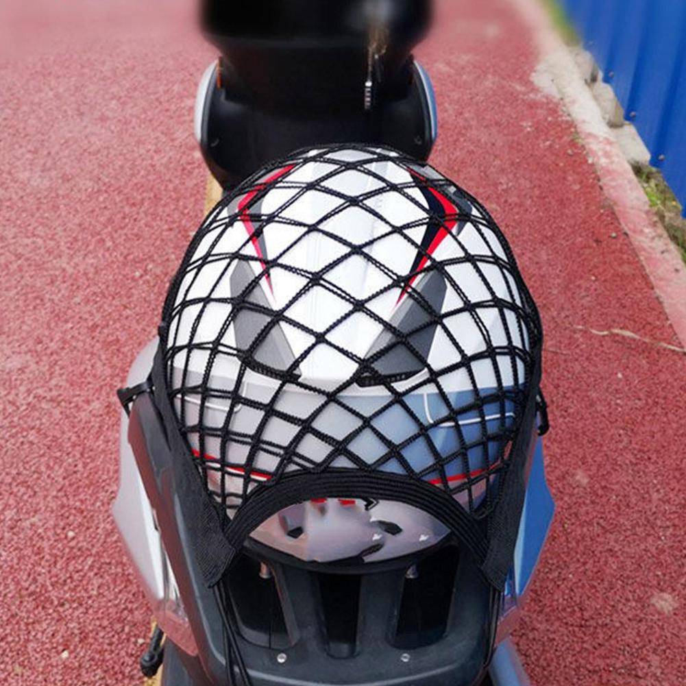Motorfiets Cargo Net Hoog Elastisch Voor Helm Bagage Gaas Net Opslag Rubberen Band Sorteren Voor Fiets Scooter Atv Auto ﻿