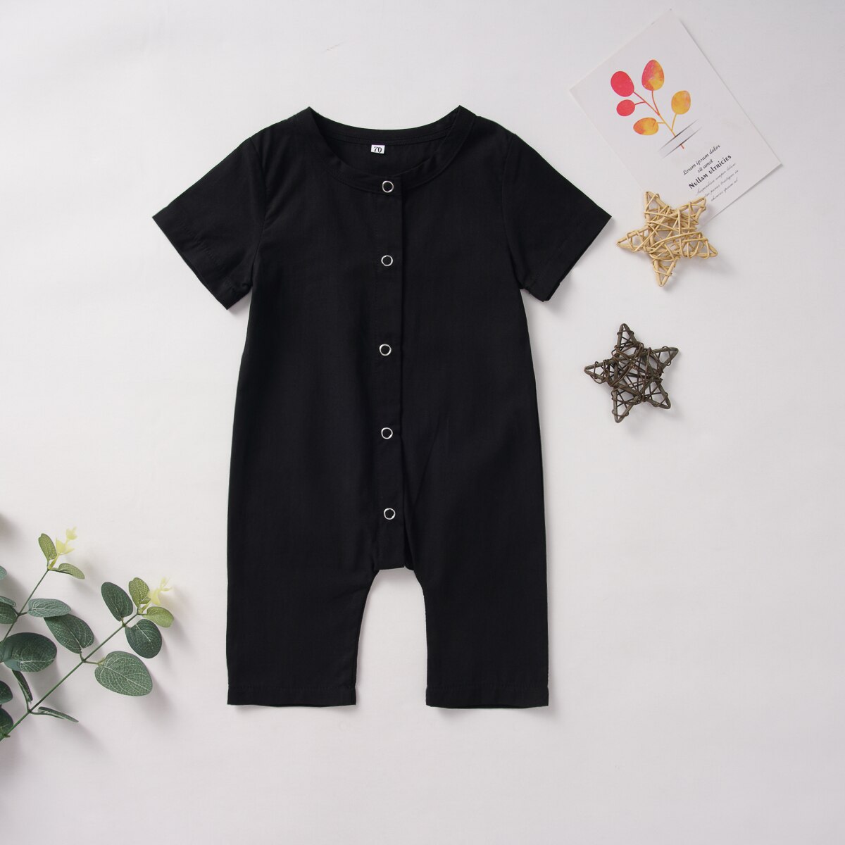 Pudcoco – barboteuse à boutons pour bébés garçons et filles, vêtements d'été, combinaison à manches courtes, tenue, costume de soleil
