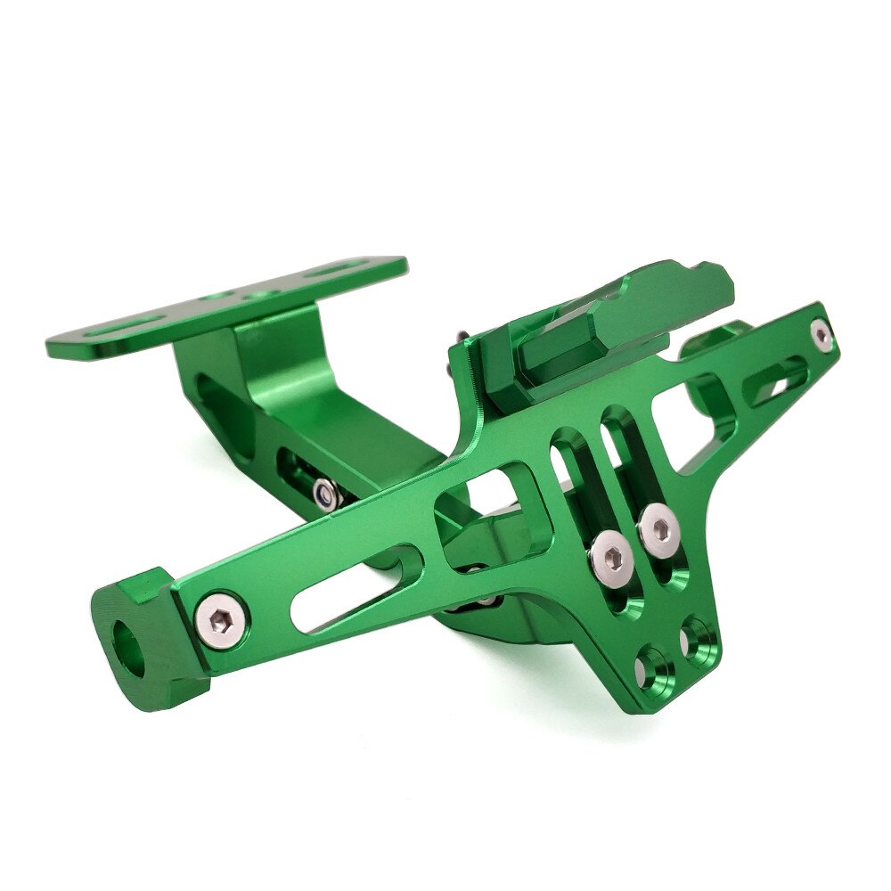 Soporte para matrícula LED de motocicleta placa de soporte de Moto marco Buell Yamaha para fz6 fz1 benelli trk 502 tnt 125 xmax 125: green
