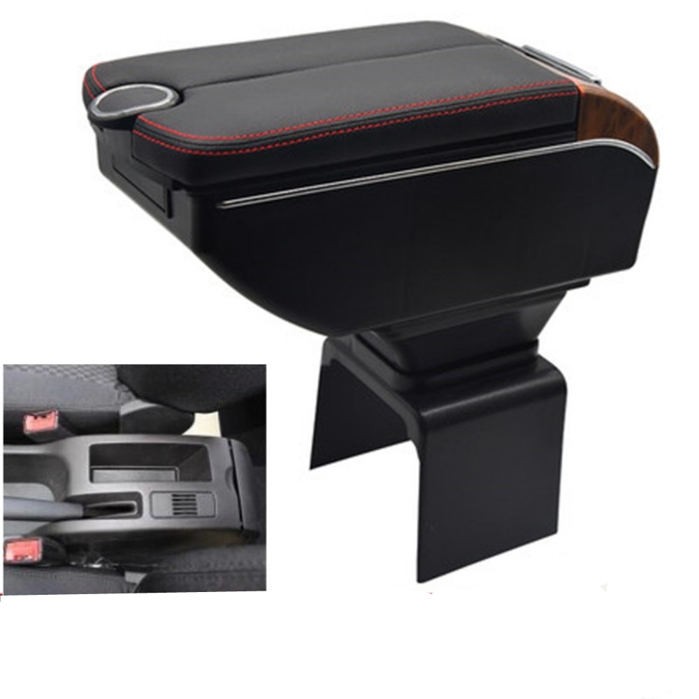 Boîte Convertible accoudoir pour Peugeot 307 CC, Double portes ouvert, 7usb centrale, boîte de rangement, accoudoir