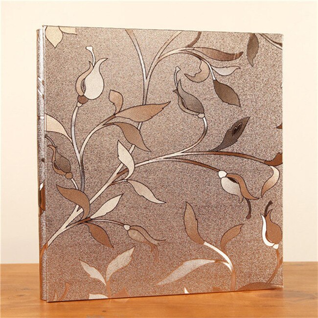 Álbum de fotos de cuero PU, , 600 bolsillos, Vintage, tallado, hecho a mano, DIY, álbum de recortes, Foto, álbum de memoria: A