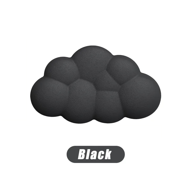 Tastatur-Cloud-Handgelenkauflage mit Memory-Schaum-Handgelenkstütze/Kissen aus weichem Leder zum einfachen Tippen und zur Schmerzlinderung im Büro: Dunkelblau