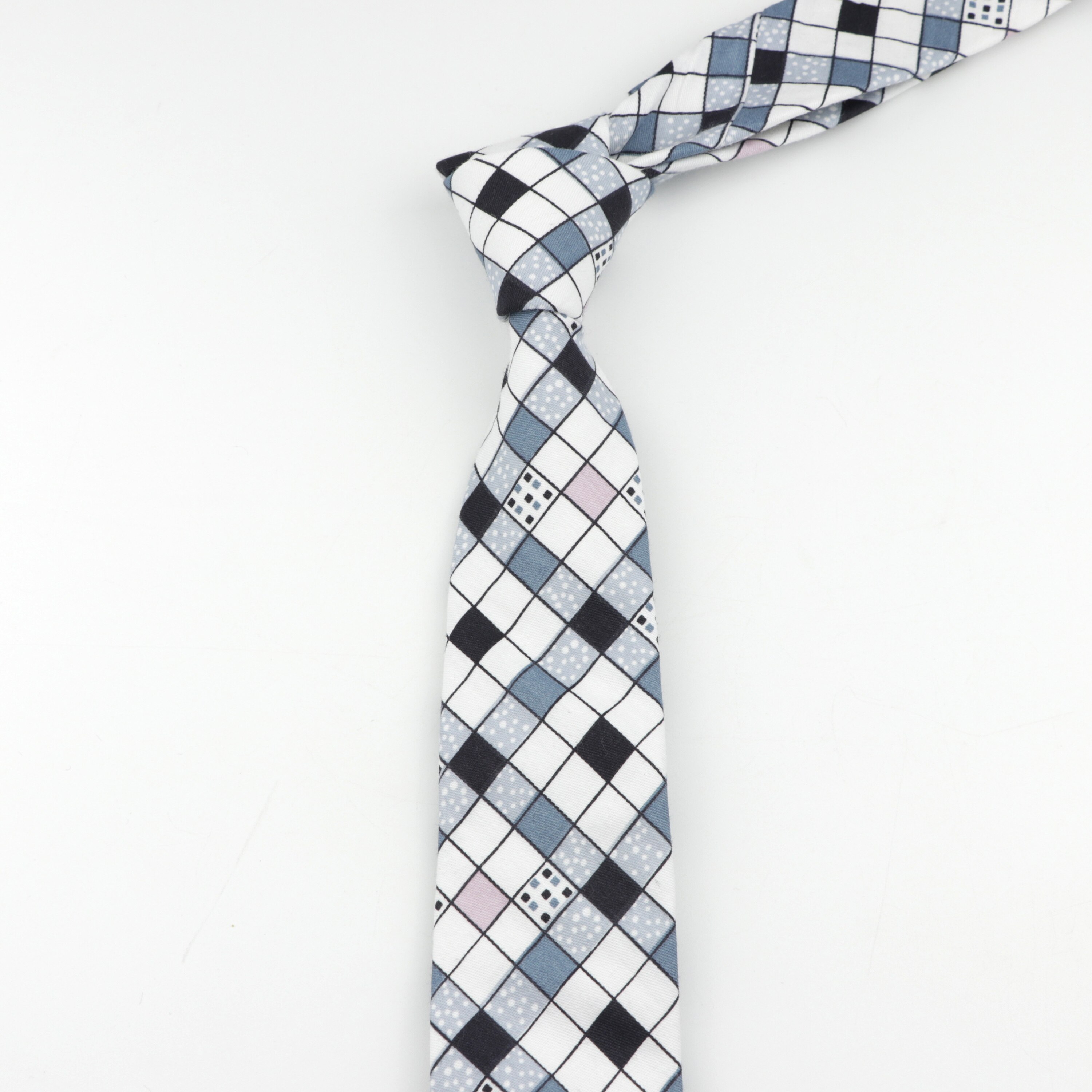 Corbatas de algodón a rayas a cuadros para hombre, corbata para hombre, ropa clásica, corbata para boda, sensación de tecnología, corbatas