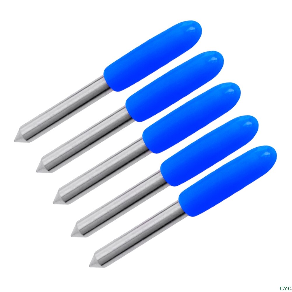 5Pcs 30 45 60 Degree Blades Cutting Plotter For Roland Vinyl Cutter Blade: blue 60 degree