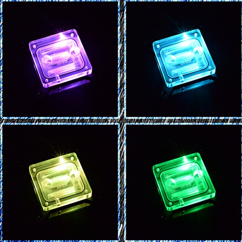 Syscooling sc -c26 vattenkylning cpu klocka mikrokanal för intel cpu plattform 1151 uttag med 12v rgb lampor: 12v rgb version
