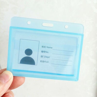 1PCS Plastic Card Case Bus Card Holder for Kids Students ID Card Accessories: NO.7