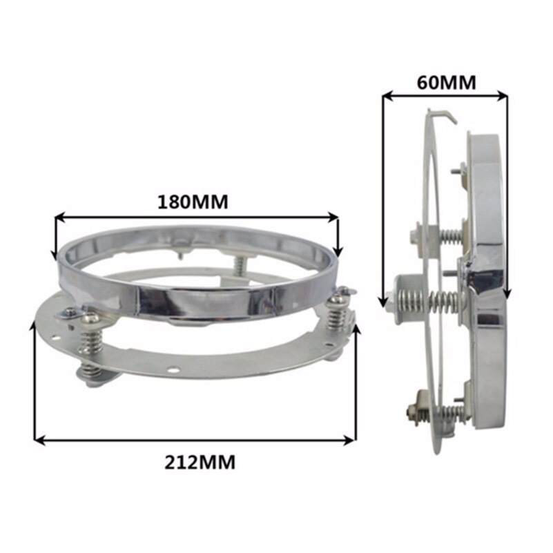 7 inch led headlight round extension mounting bracket ring for Motorcycles Headlamps 7inch Round Mounting Bracket Ring.