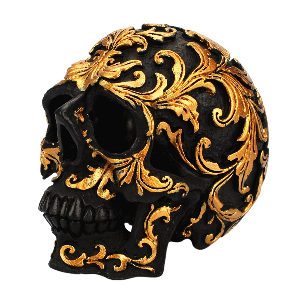 Resin Craft Skull Statues & Sculptures Garden Statues Sculptures Skull Ornaments DIY Art Carving Statue