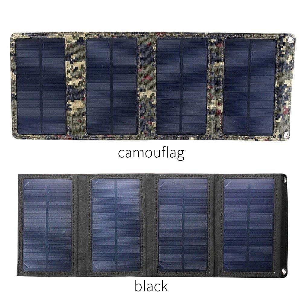 Zonne-energie Opladen Apparatuur Zonnecellen Zonnepaneel 4 Vouw 49*19Cm Draagbare Duurzaam Milieu Herbruikbare Opvouwbare Traval
