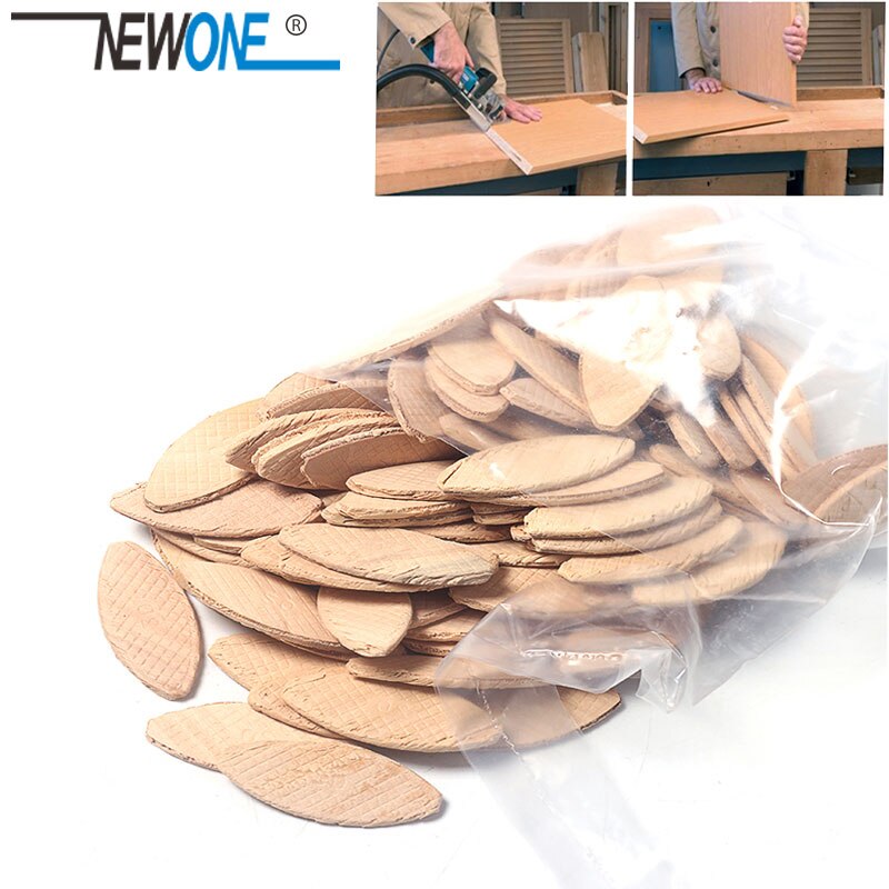 Galletas de madera surtidas de tres tipos para máquina de espiga, accesorio para carpintería, Jointer, n. ° 0/100, 10/20 unids/bolsa