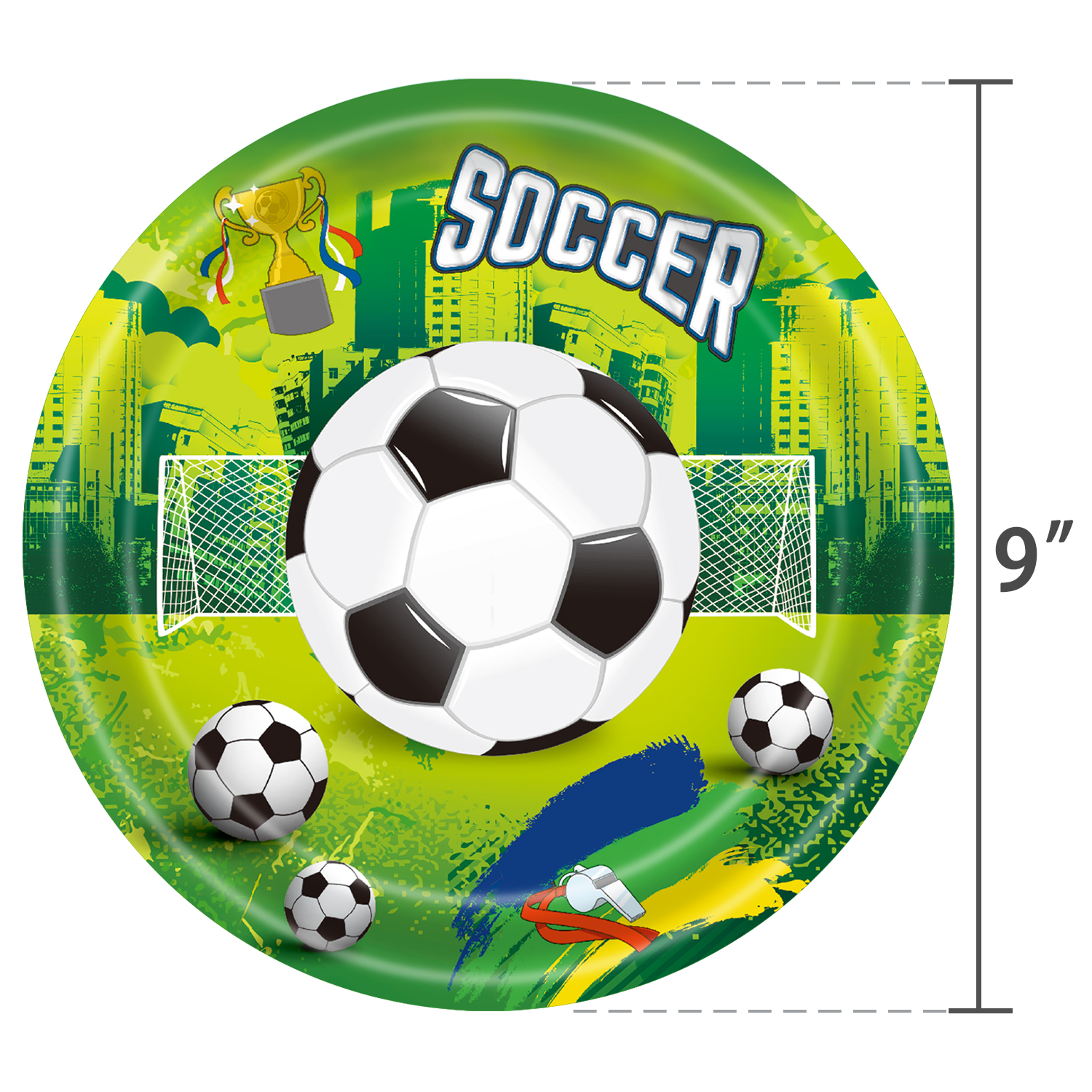 Soccer Football Theme Kids Boy Birthday Party Cake Decoration Spoon Napkin Bag Tablecloth Balloons Party Supplies Set