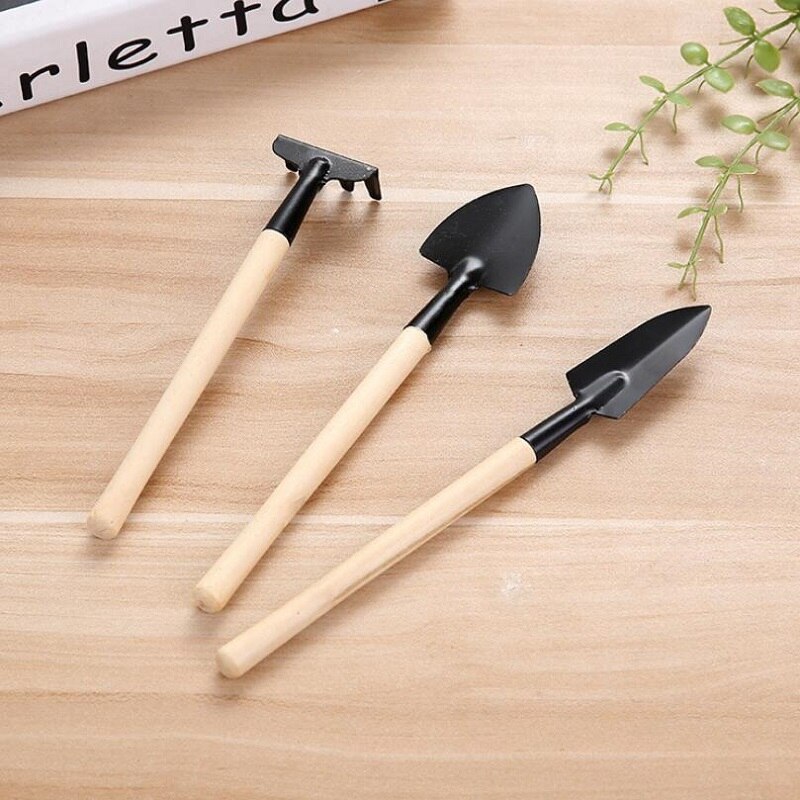 Liten spade trädgårdsmaterial grävverktyg mini spade järnkratta