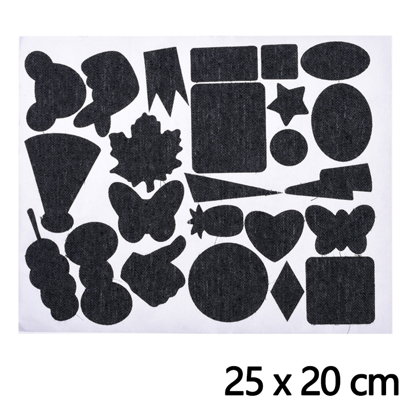 Toppe in tessuto denim autoadesivo senza taglio per abbigliamento jeans riparazione abbigliamento cucito toppa in denim pantaloni adesivi tessuti fai-da-te distintivo: niuzai-1