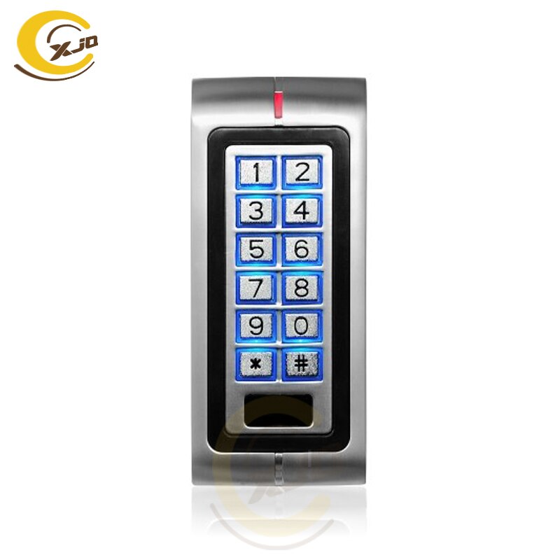 XJQ Rfid Door Access Control System Sebury Metal Keypad 125KHz Proximity Card Standalone Access Control With 1000 Users