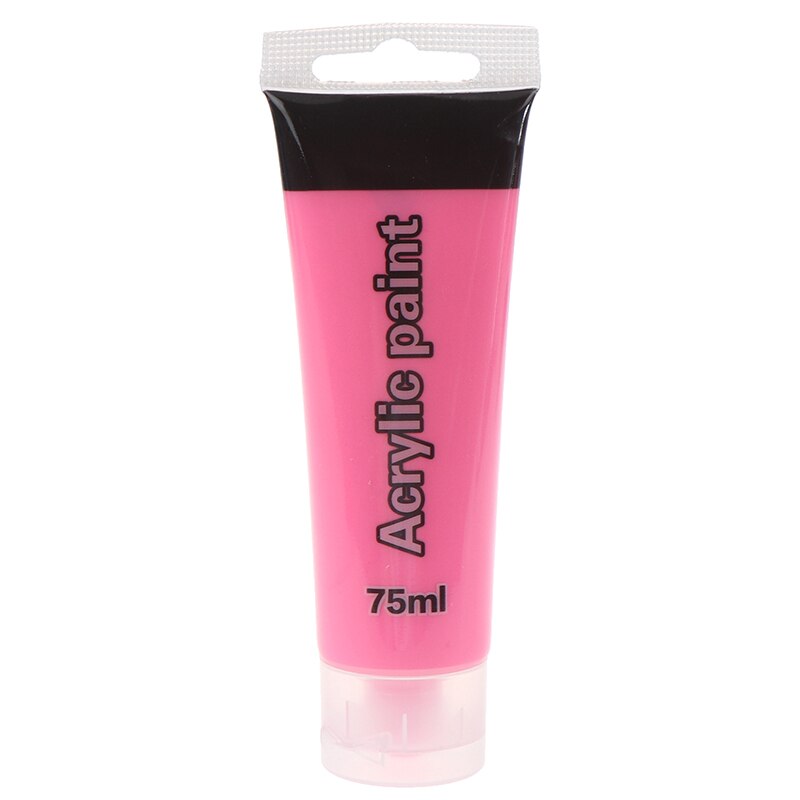Arts 75ml acrylique tuyau mur peinture tissu peinture pour vêtements Textile ongle Fiber Pigment acrylique peintures grand Art fournitures artisanat: PK