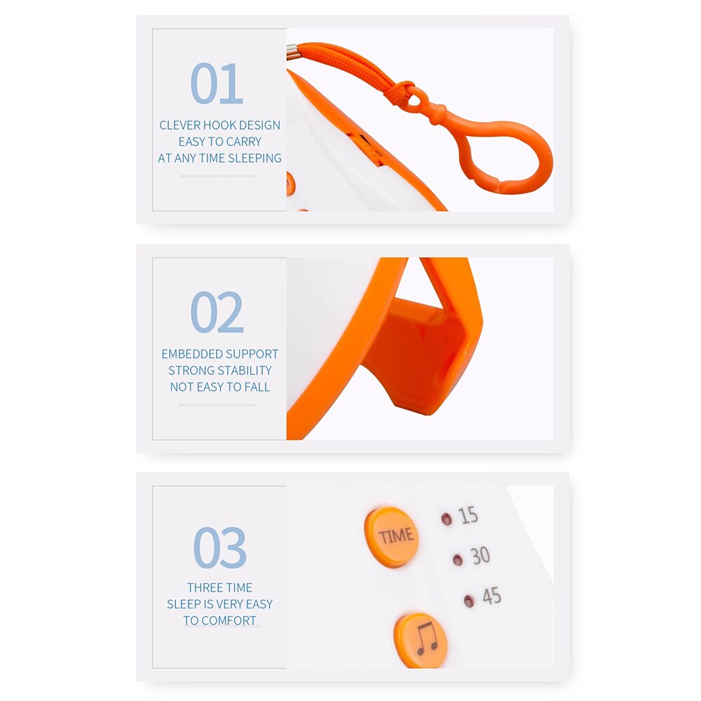 Baby White Noise Machine Portable Smart Sound Sleeping Machine Built-in 16 Soothing Sounds Support 3 periods of timing