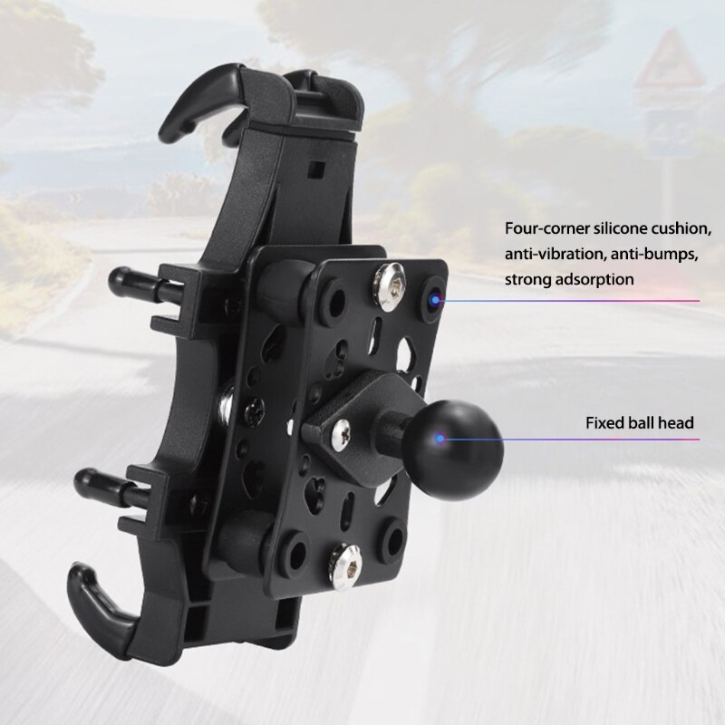 Fahrrad Telefon Montieren Anti Schütteln und Stabile 360 ° Drehung Einstellbar Universal- Fahrrad Zubehör Telefon Halfter Mobil Montieren