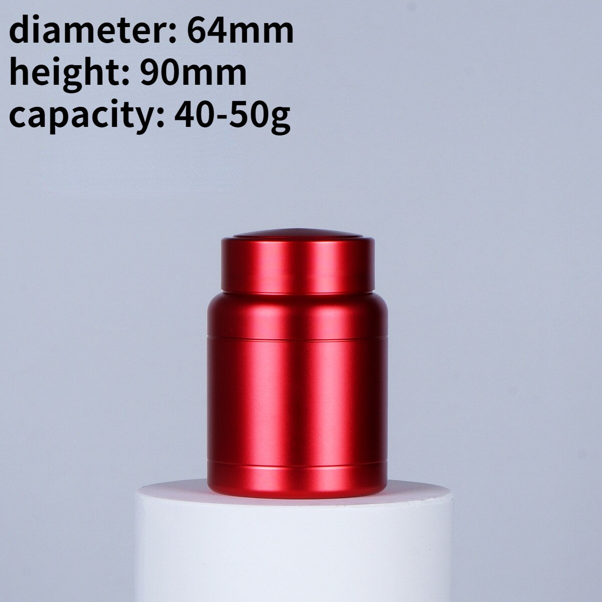 Titanium Alloy Round Mini Pack Tea Caddy Tin Can Canister Set Kitchen Accessories Tea Organizer Tea Box: Dark Khaki