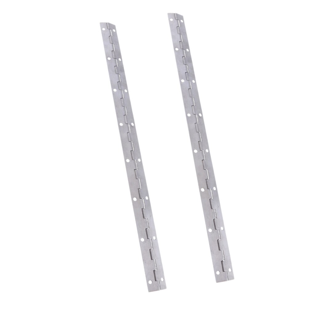 Bisagra de Piano continua de acero inoxidable 304, accesorio de alta resistencia para barcos Mairne de 15 pulgadas de largo, 2 uds.
