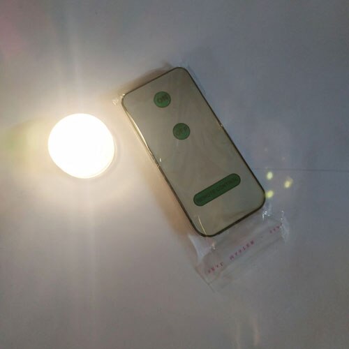 1Pc Onderwater Twist Rgb Led Submersible Floralytes Afstandsbediening Waterdicht Kaars Thee Lights Wedding Xmas Party Lampen: Warm White