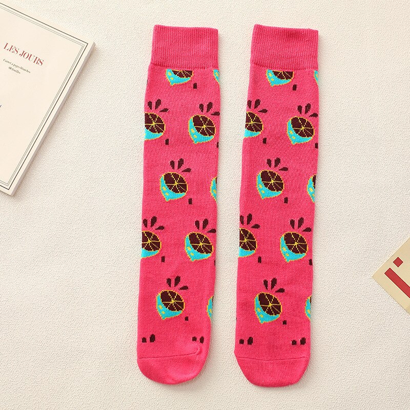 Mädchen Socken 2-12 Jahre Alt Baumwolle Knie Hohe Socken Schöne Lange kinder Knie Socken Kinder Mädchen Todder baby Socken: Rose red